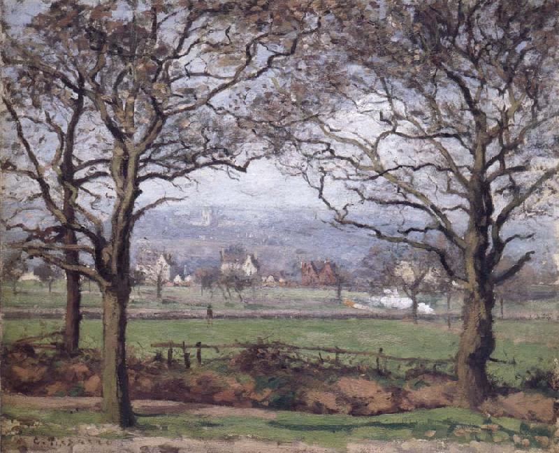 Near Sydenham Hill Pres de Sydenham Hill, Camille Pissarro